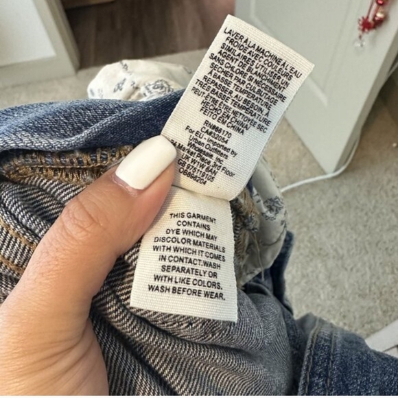 We The Free People Baggy Boyfriend Slouchy Overalls Denim Jumpsuit Overalls 27 - Picture 13 of 15